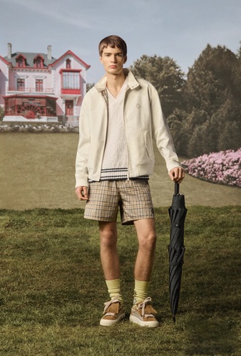 Dior diamond stripe blend shorts