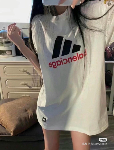 Balenciaga X Adidas Trefoil Joint Edition Short Sleeve T-Shirt