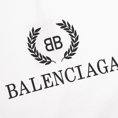 Balenciaga wheat print crew neck T-shirt